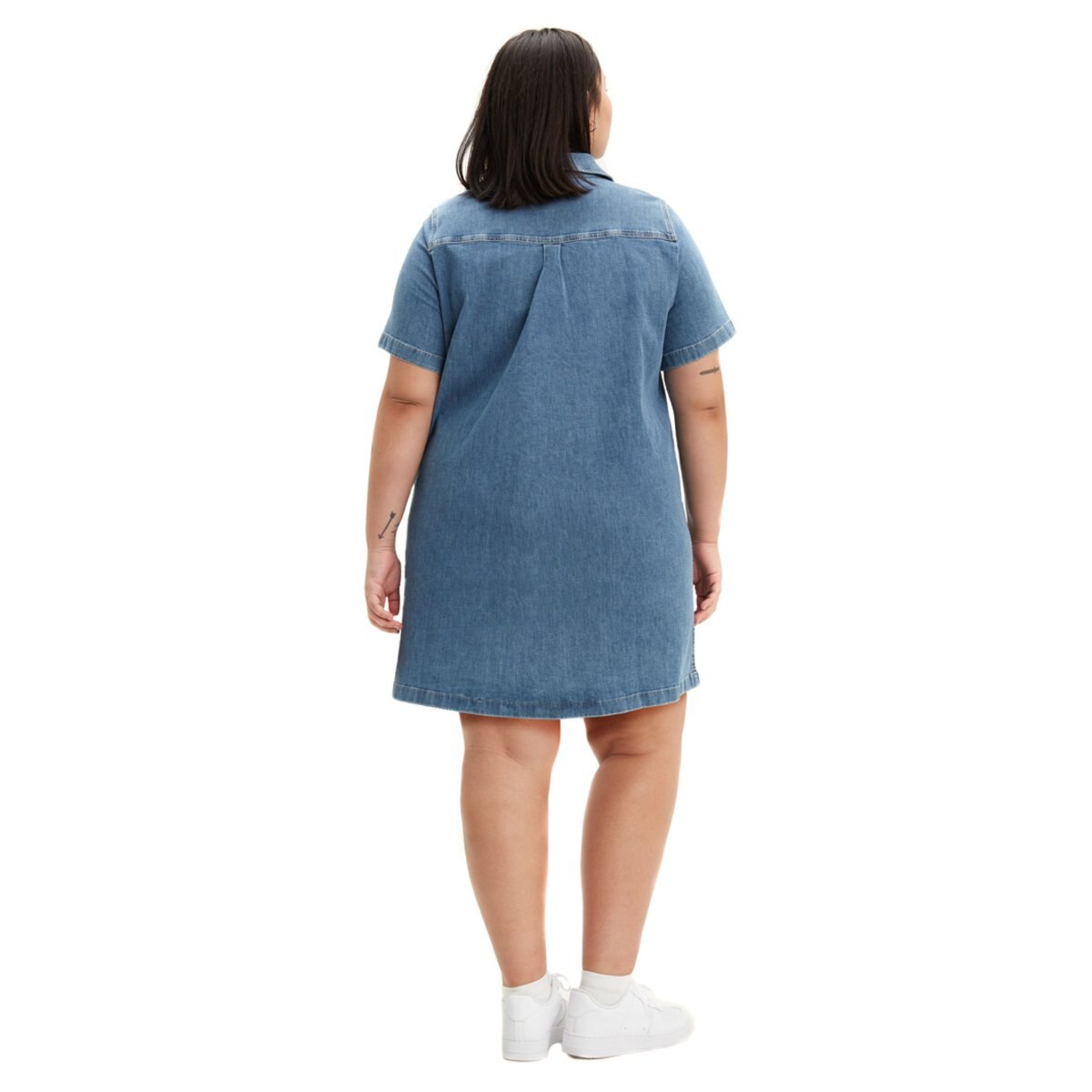 Vestido Camisero Manga Corta Levis Plus para Dama