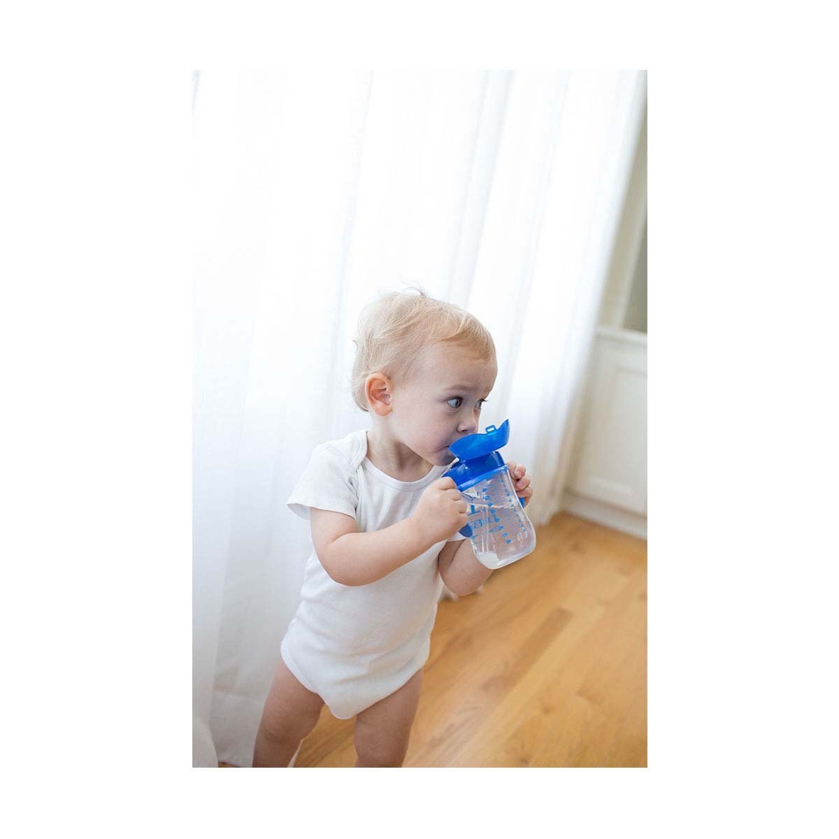 Vaso Entrenador 9Oz. con Popote Azul Dr. Browns