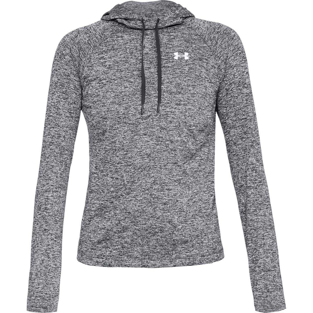 Player Manga Larga Negra Under Armour - Dama