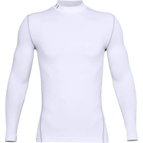 Player Manga Larga Blanca Under Armour - Caballero