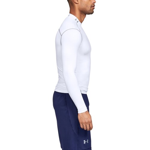 Player Manga Larga Blanca Under Armour - Caballero