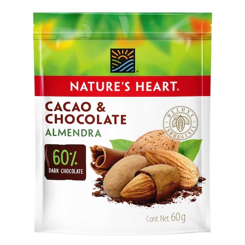 Almond Chocolate Cover 60 Grs Nature´s Heart
