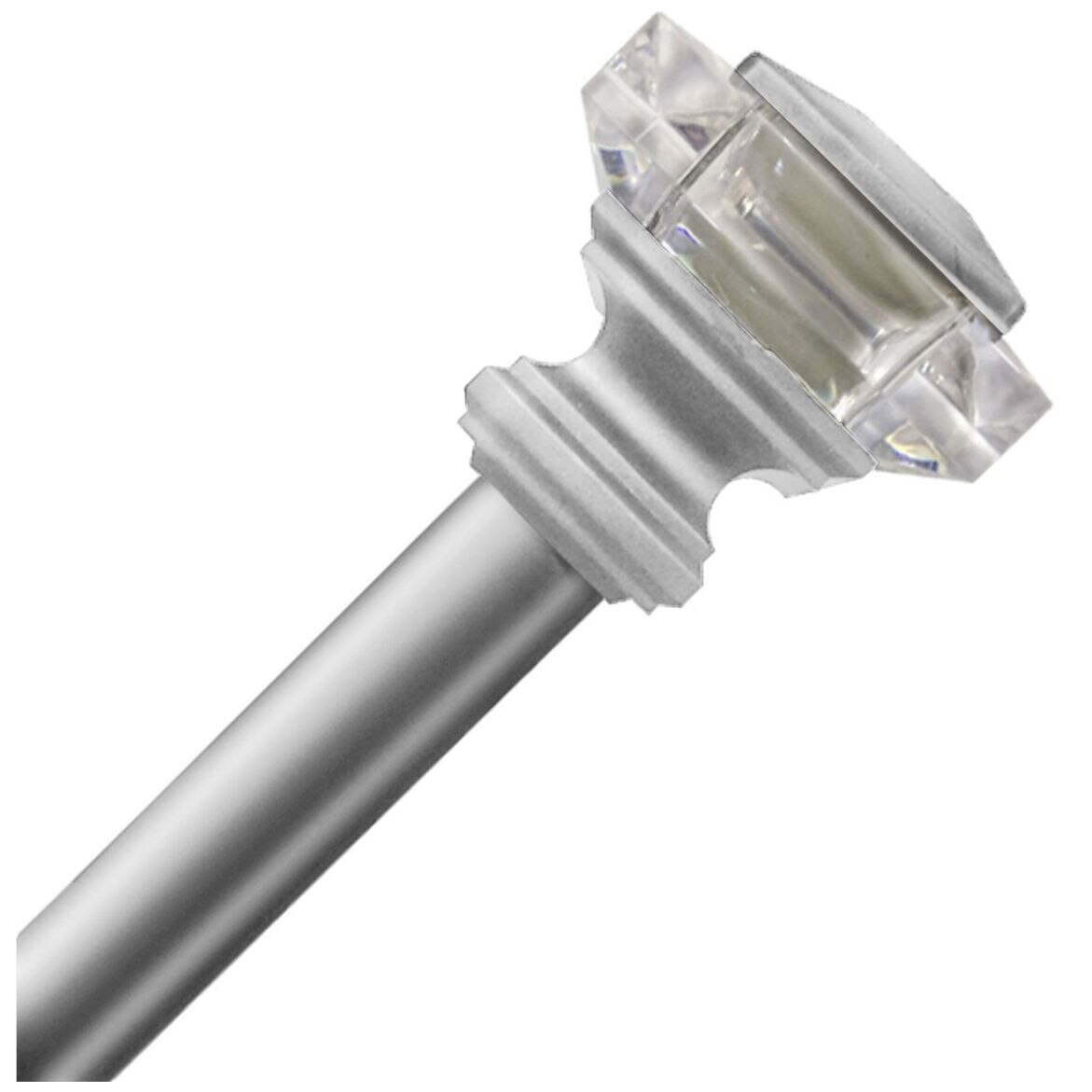 Cortinero Alessi 1 Acrylic Rod .90X1.80 Plata Chd Home
