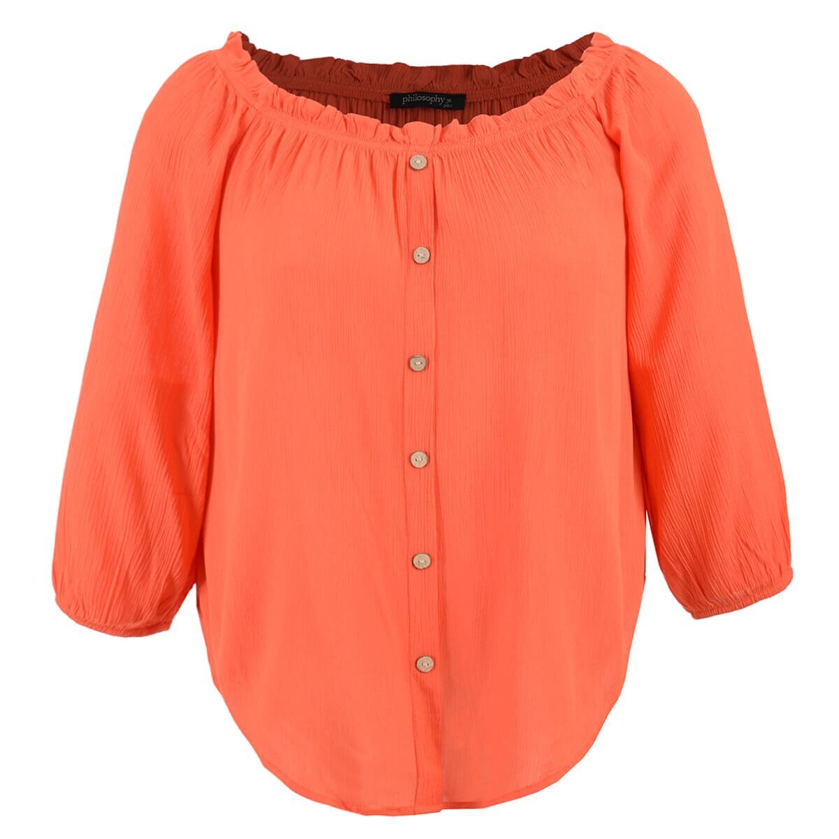 Blusa para Dama con Botones Philosophy Jr Plus