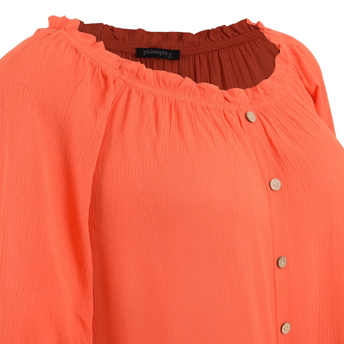 Blusa para Dama con Botones Philosophy Jr Plus