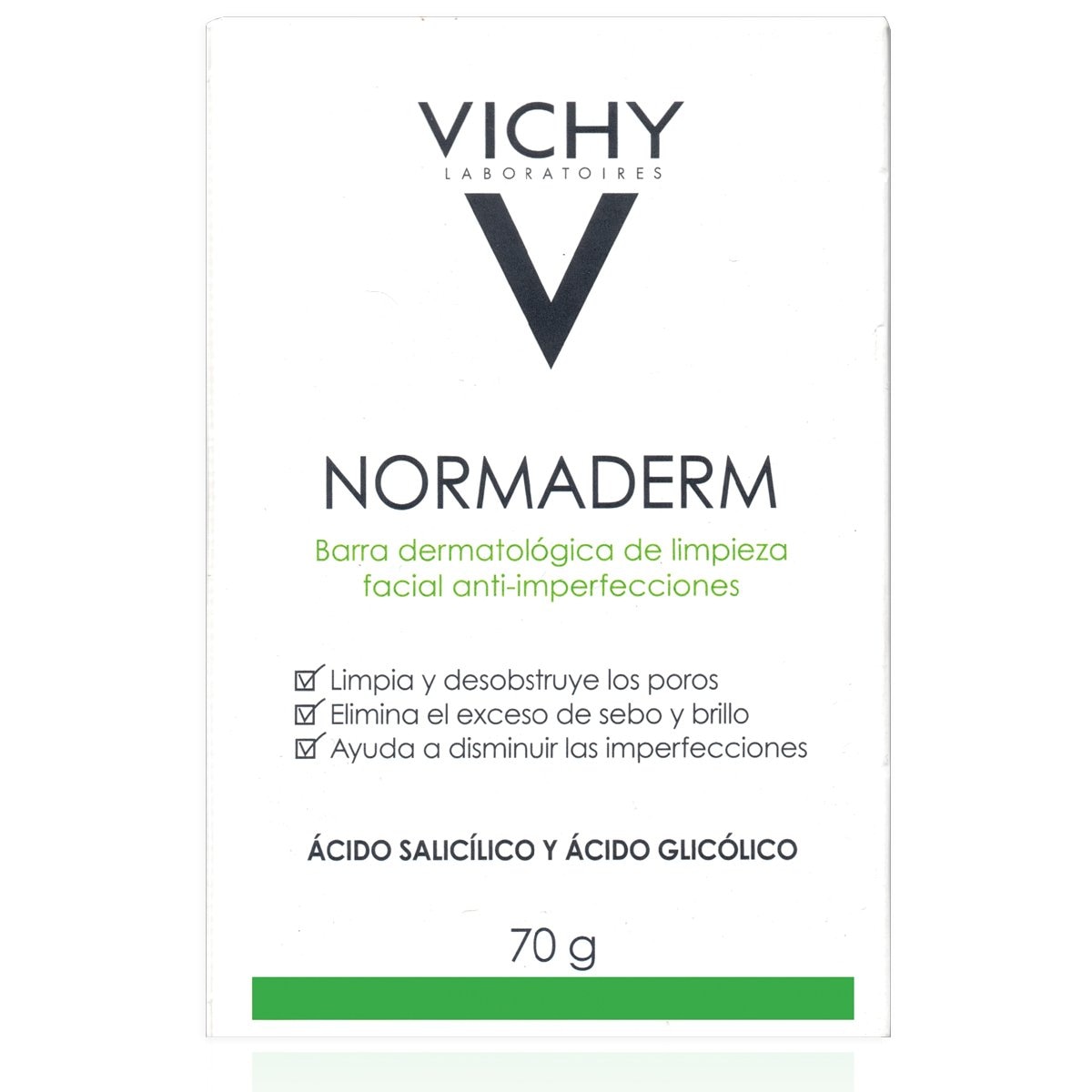 Vichy Normaderm Barra De Limpieza Facial Antiimperfecciones 70 g image number 0
