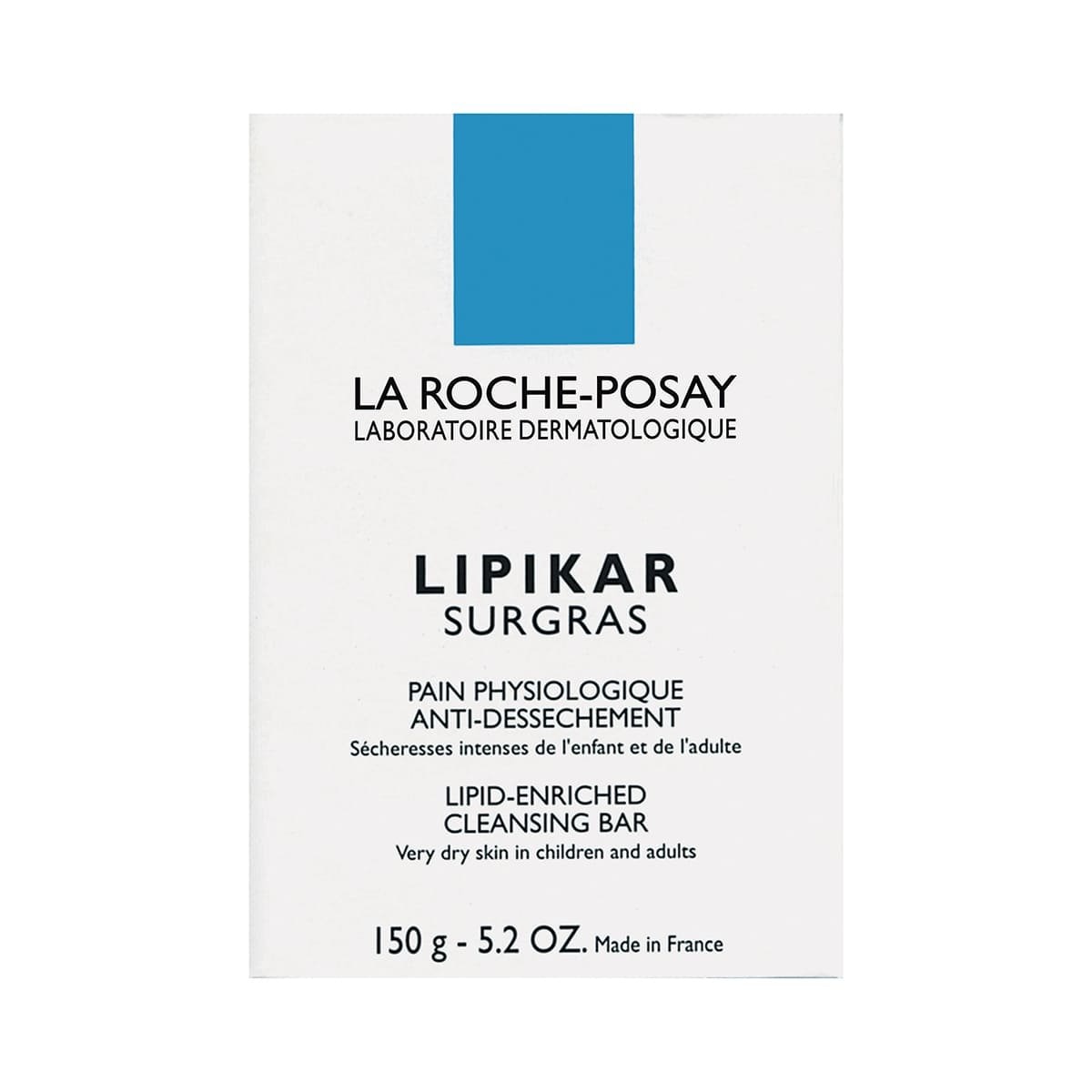 La Roche Posay Barra Dermolimpiadora Lipikar Surgras 150Gr