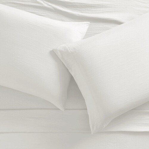 S&aacute;bana Blanco Garment Silver &amp; Sage - King Size