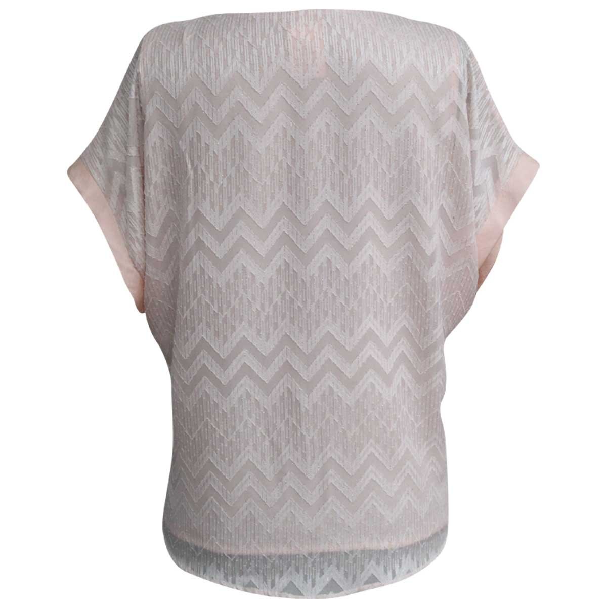 Blusa para Dama Estamapda Manga Corta Mabel