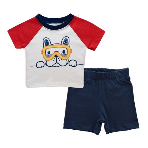 Conjunto Playera Y  Short para Bebé Baby Creysi