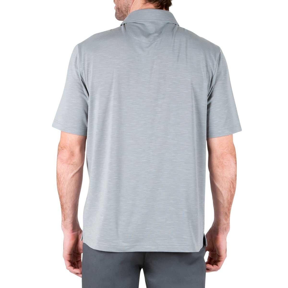 Polo Lisa Gris Manga Corta Haggar para Caballero