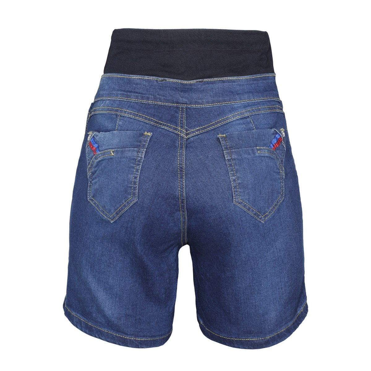 Short Panel Alto de Mezclilla Mama Mia para Dama