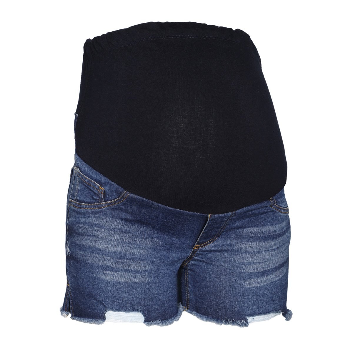 Short Panel Alto Bolsas Del Simuladas Mama Mia para Dama