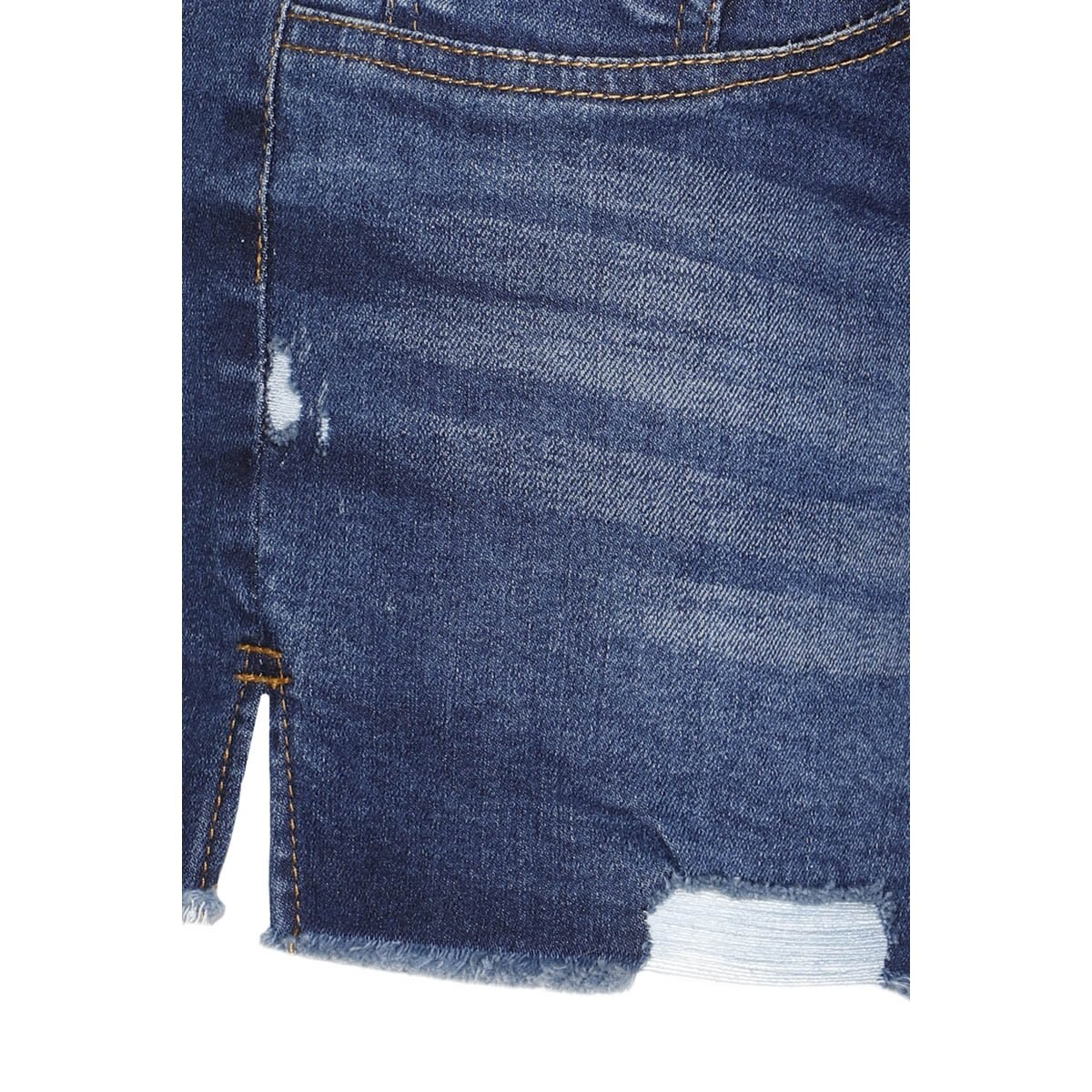Short Panel Alto Bolsas Del Simuladas Mama Mia para Dama
