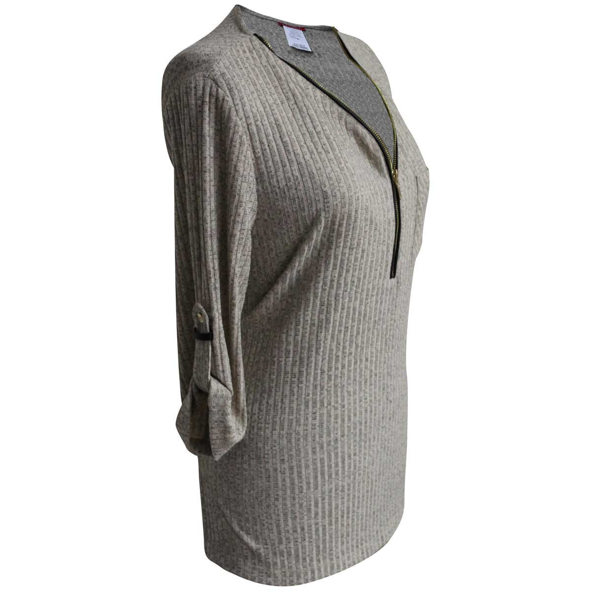 Blusa para Dama Manga 3/4 Escote V Mabel