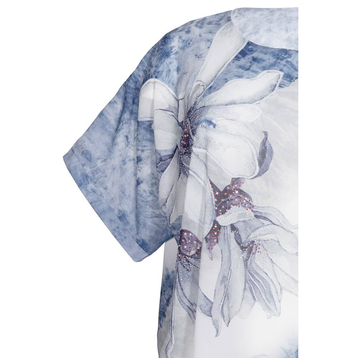 Blusa para Dama Cuello Redondo al Frente Top Studio si