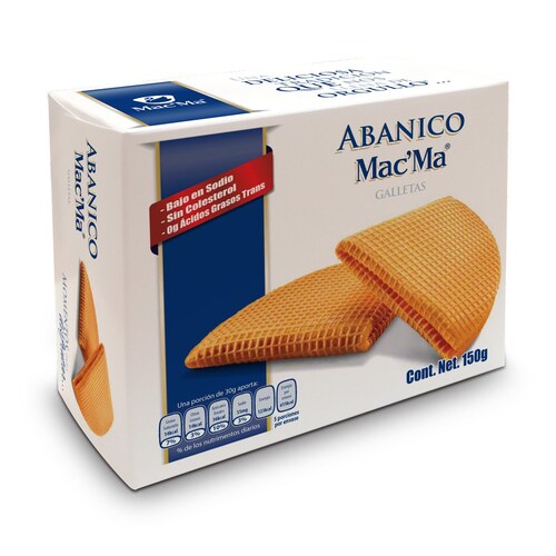 Galletas Crispy Waffer Fan 150 G  Macma