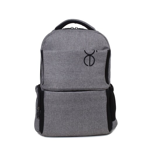 Mochila Tipo Back Pack Jaspe Gris Cloe