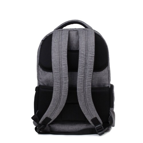 Mochila Tipo Back Pack Jaspe Gris Cloe