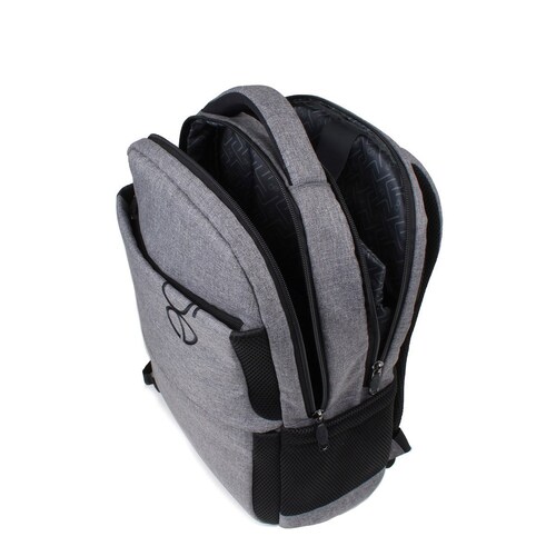 Mochila Tipo Back Pack Jaspe Gris Cloe