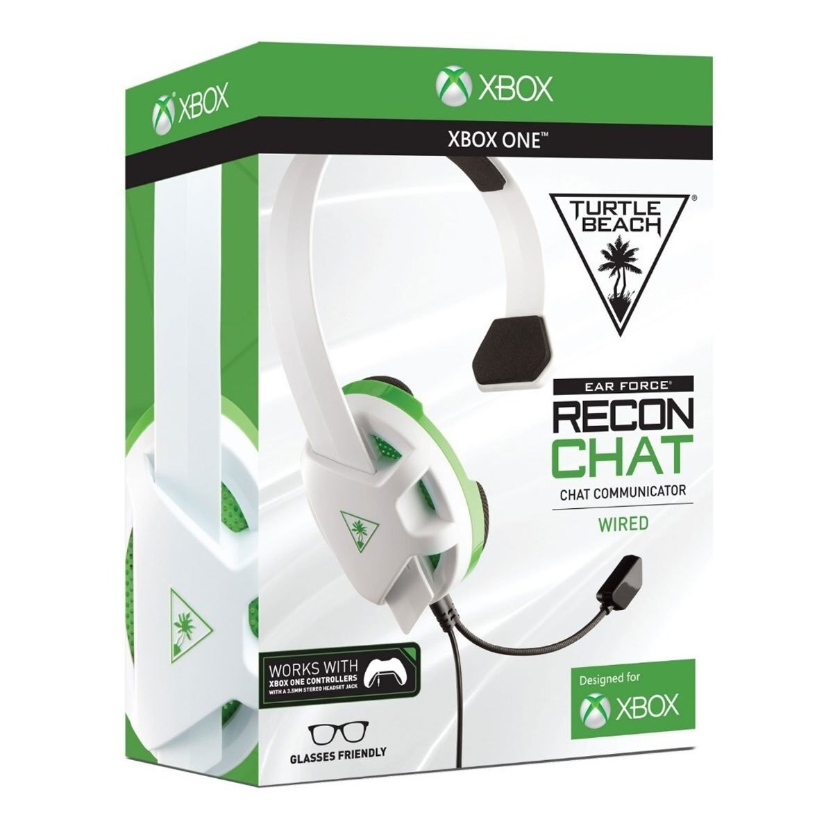 Audífonos Xbox One Recon Chat Blanco Turtle Beach