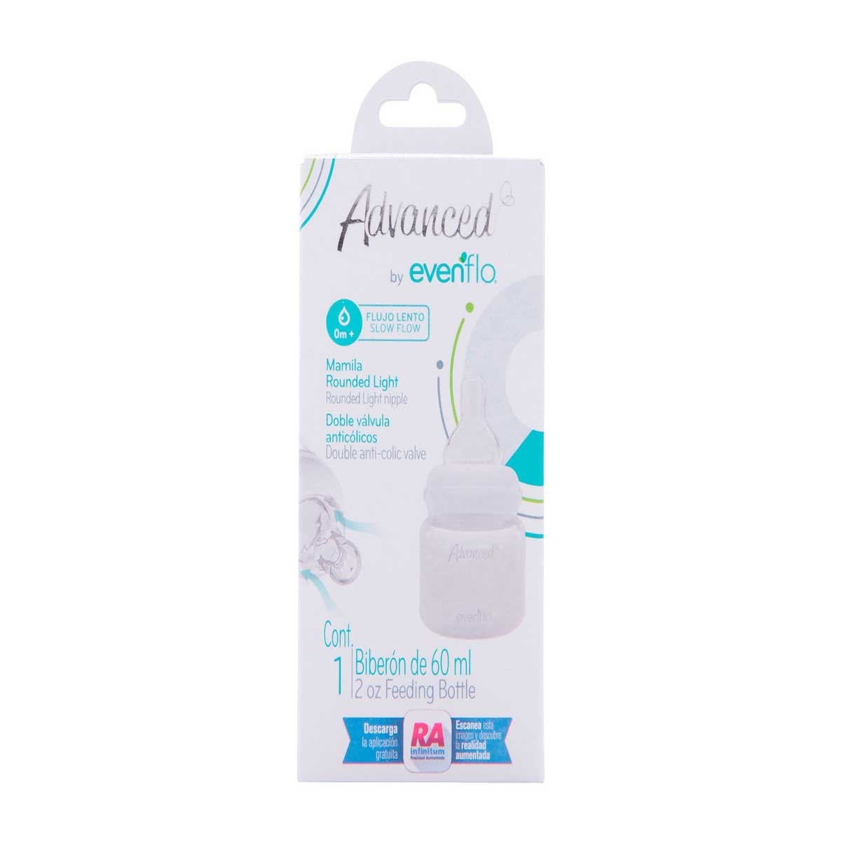 Biberon Advanced 2Oz Evenflo
