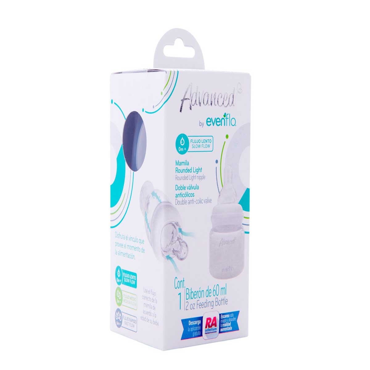Biberon Advanced 2Oz Evenflo