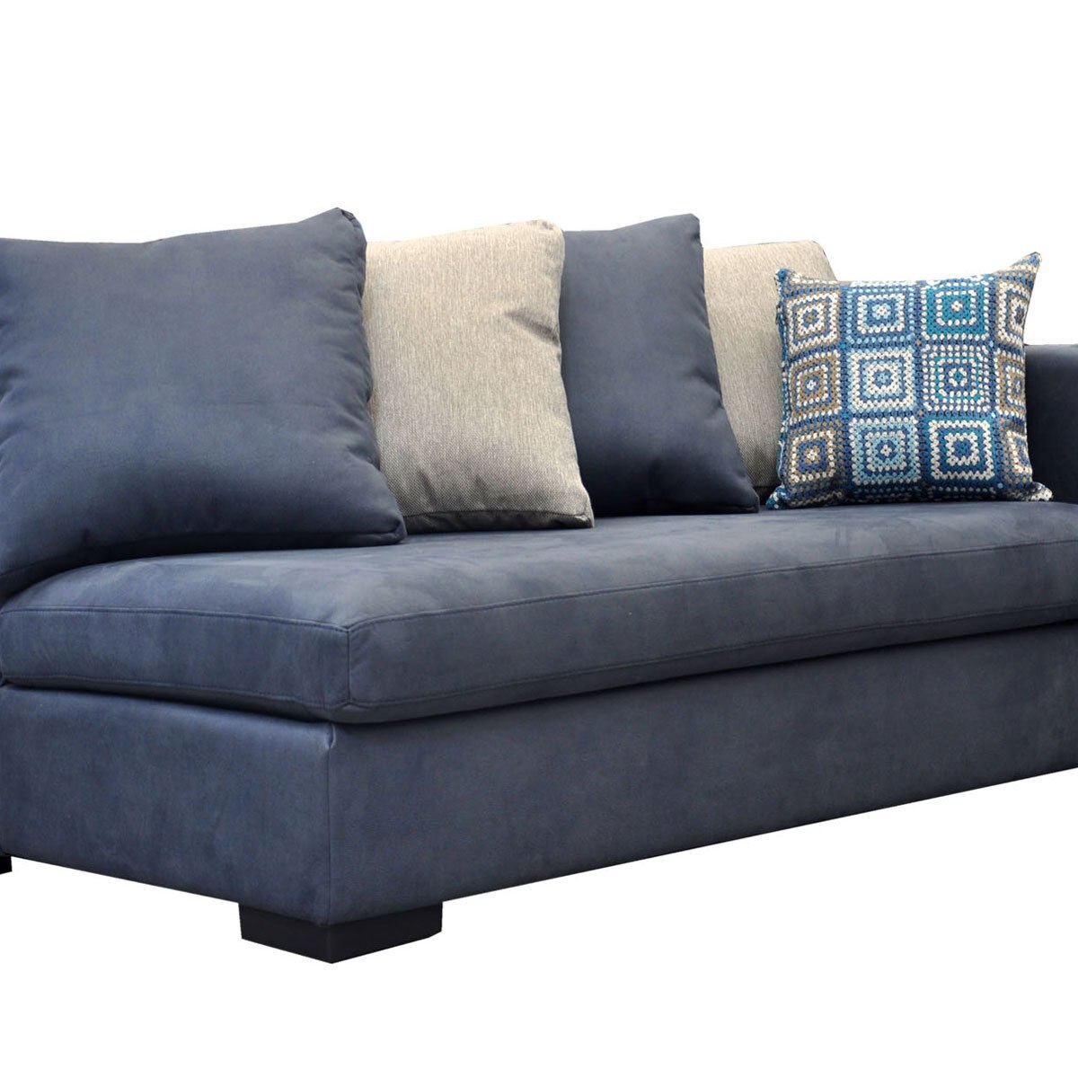 Sala Modular 2 Piezas Izquierdo Antares Azul Muebles Liz