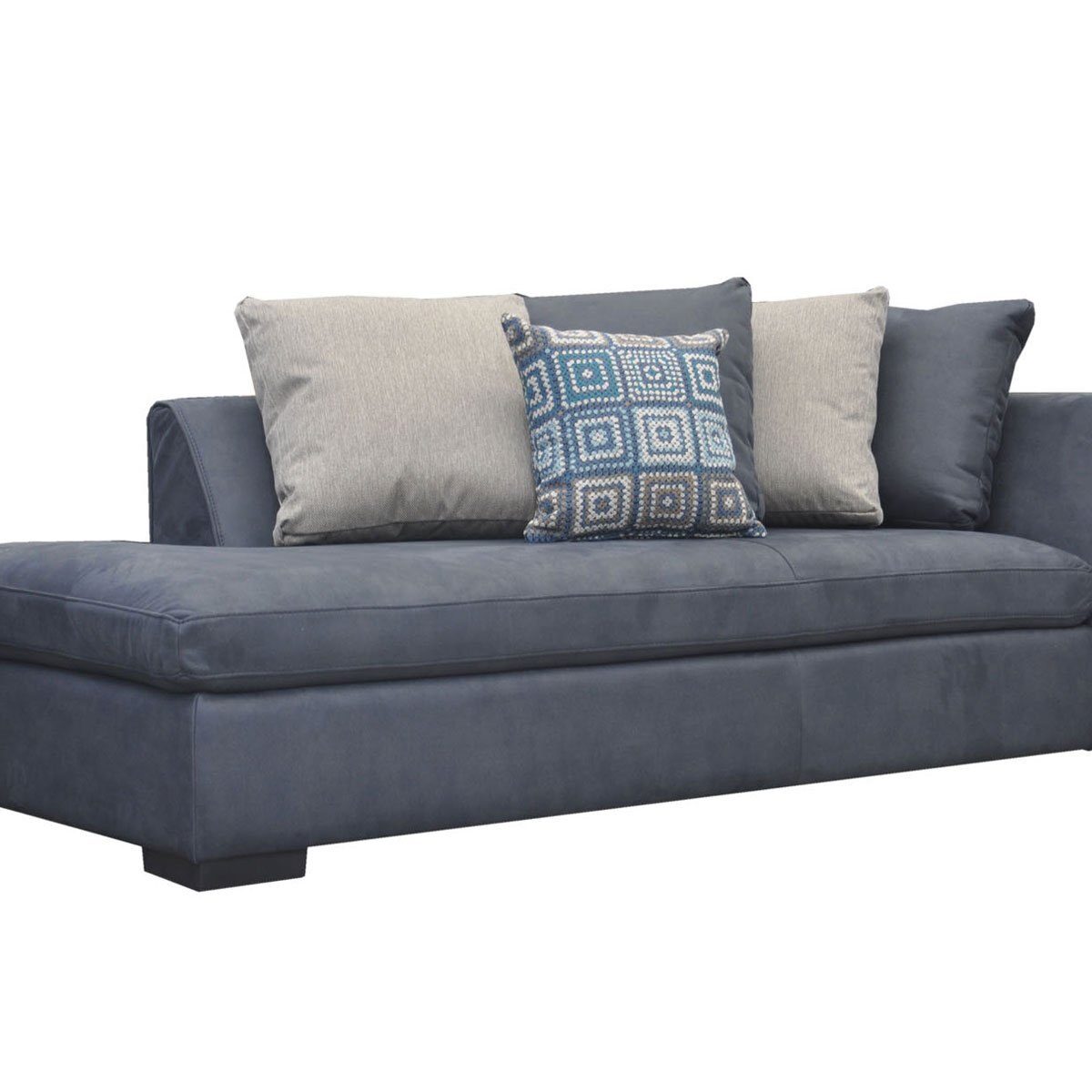 Sala Modular 2 Piezas Izquierdo Antares Azul Muebles Liz