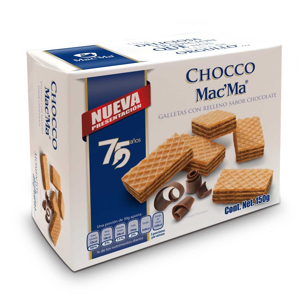Galletas Wafer Chocco 150G Macma