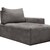 Chaise Lounge Derecho T Bonucci Gris Muebles Liz