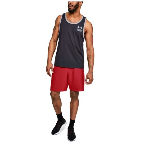 Short Rojo Under Armour - Caballero