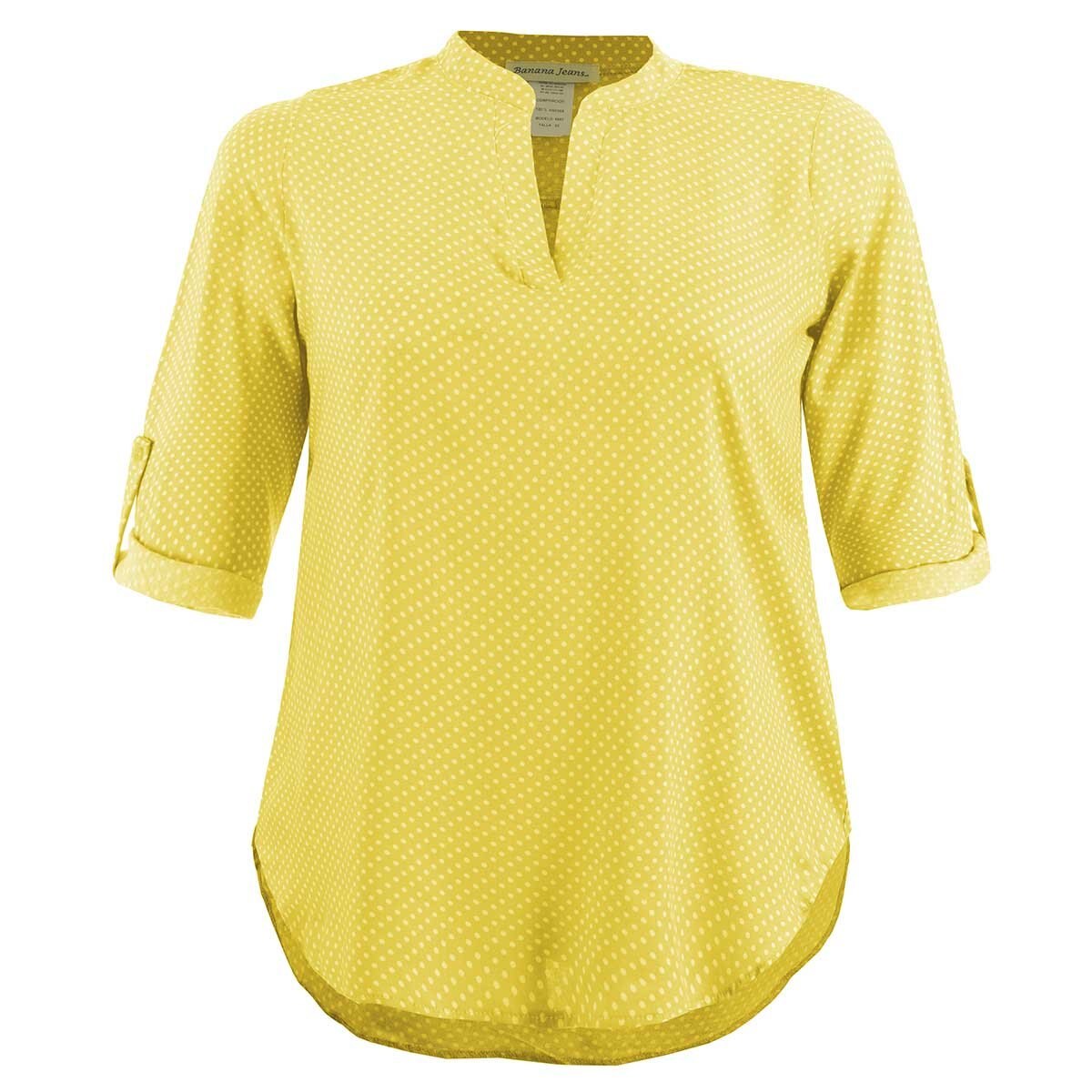 Blusa para Dama Estampada Manga 3/4 Banana Jeans