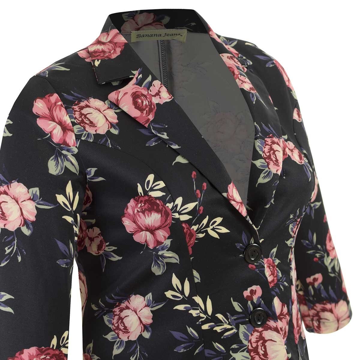 Saco Estampado Banana Jeans para Dama