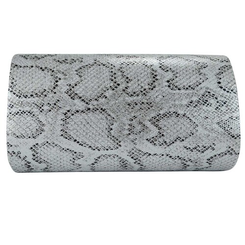 Bolsa de Noche Negro Plata Huser para Dama