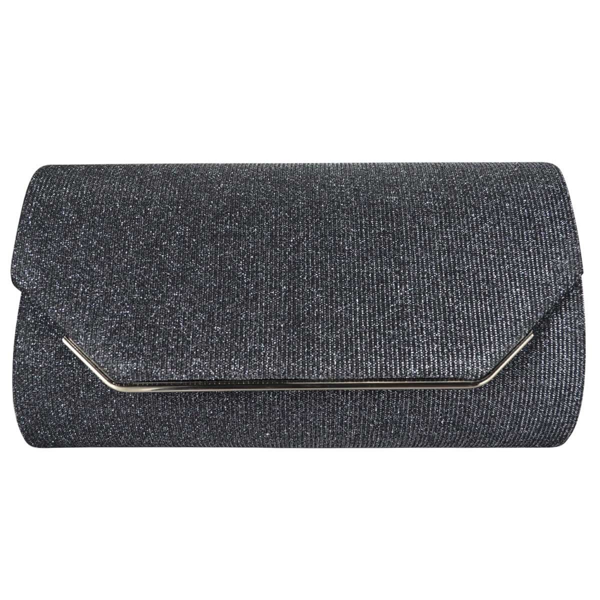 Bolsa de Noche Negro Antimonio Huser para Dama