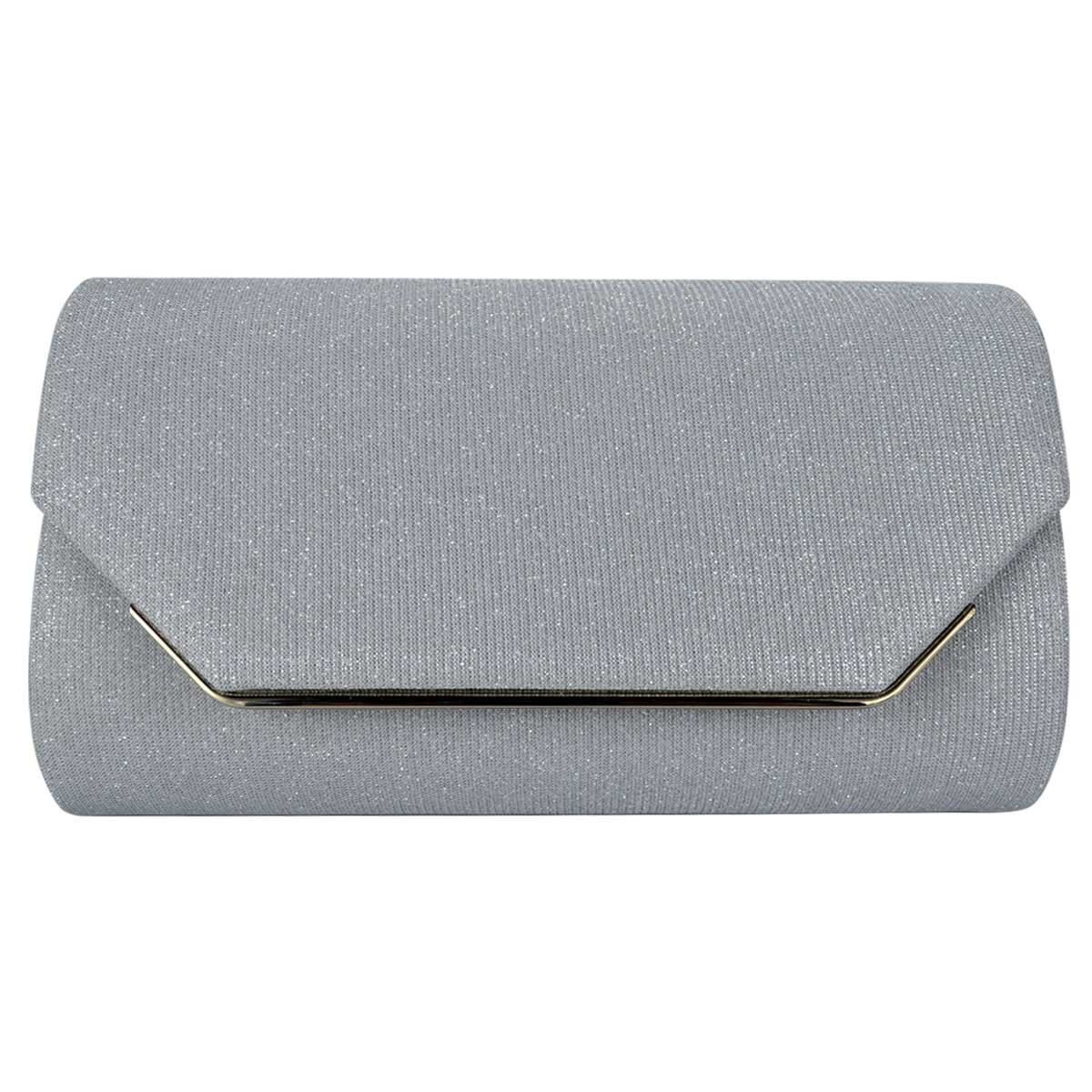 Bolsa de Noche Oro Plata Huser para Dama