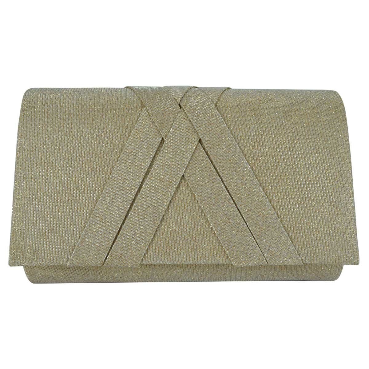 Bolsa de Noche Plata Oro Huser