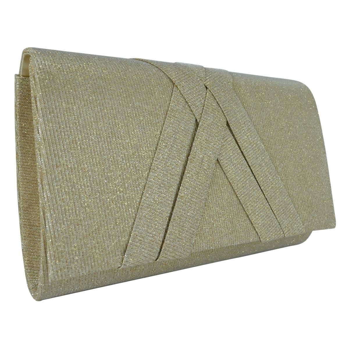 Bolsa de Noche Plata Oro Huser