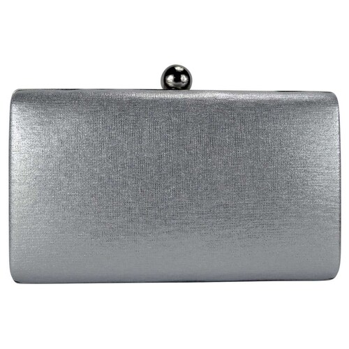 Bolsa de Noche Antimonio Plata Huser para Dama