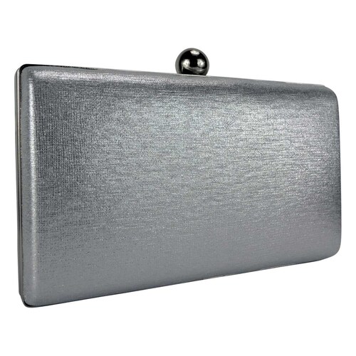 Bolsa de Noche Antimonio Plata Huser para Dama