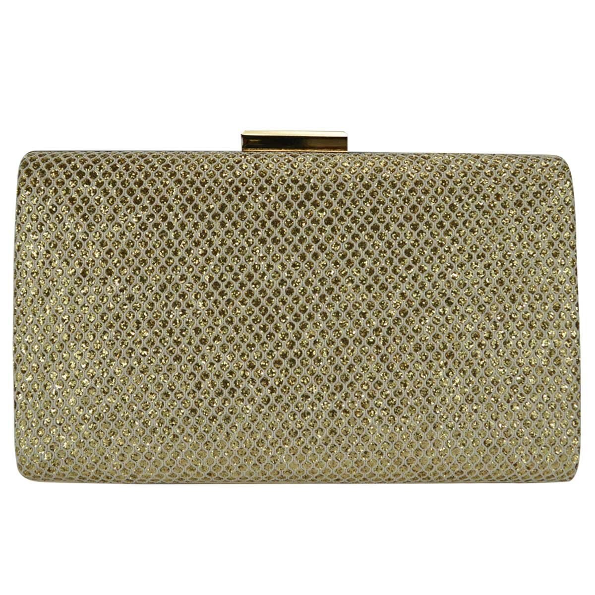 Bolsa de Noche Oro Oro Huser para Dama