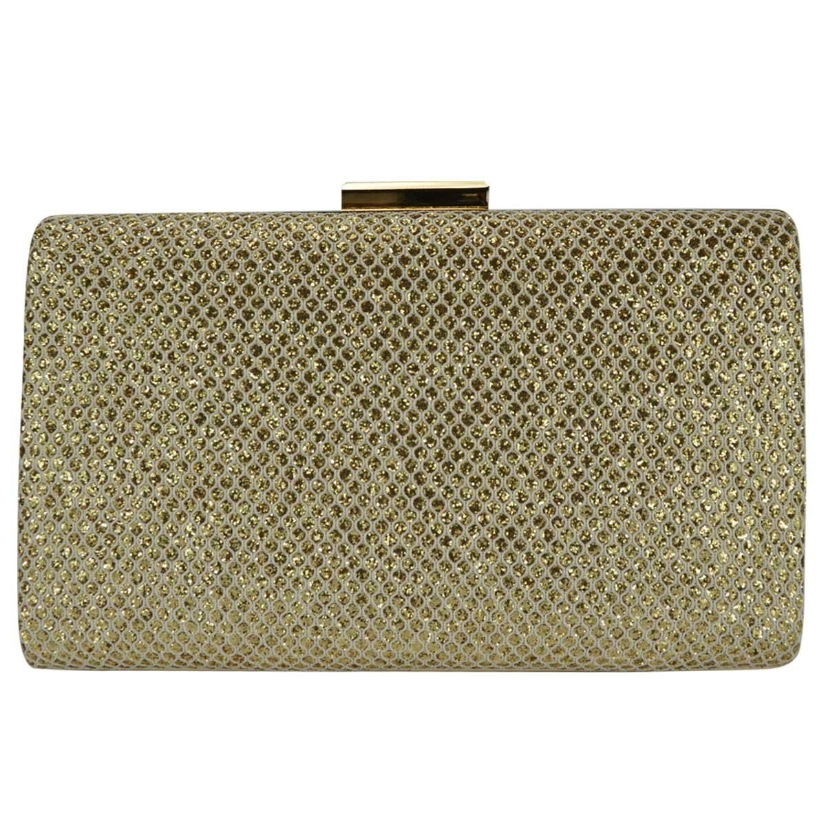 Bolsa de Noche Oro Oro Huser para Dama