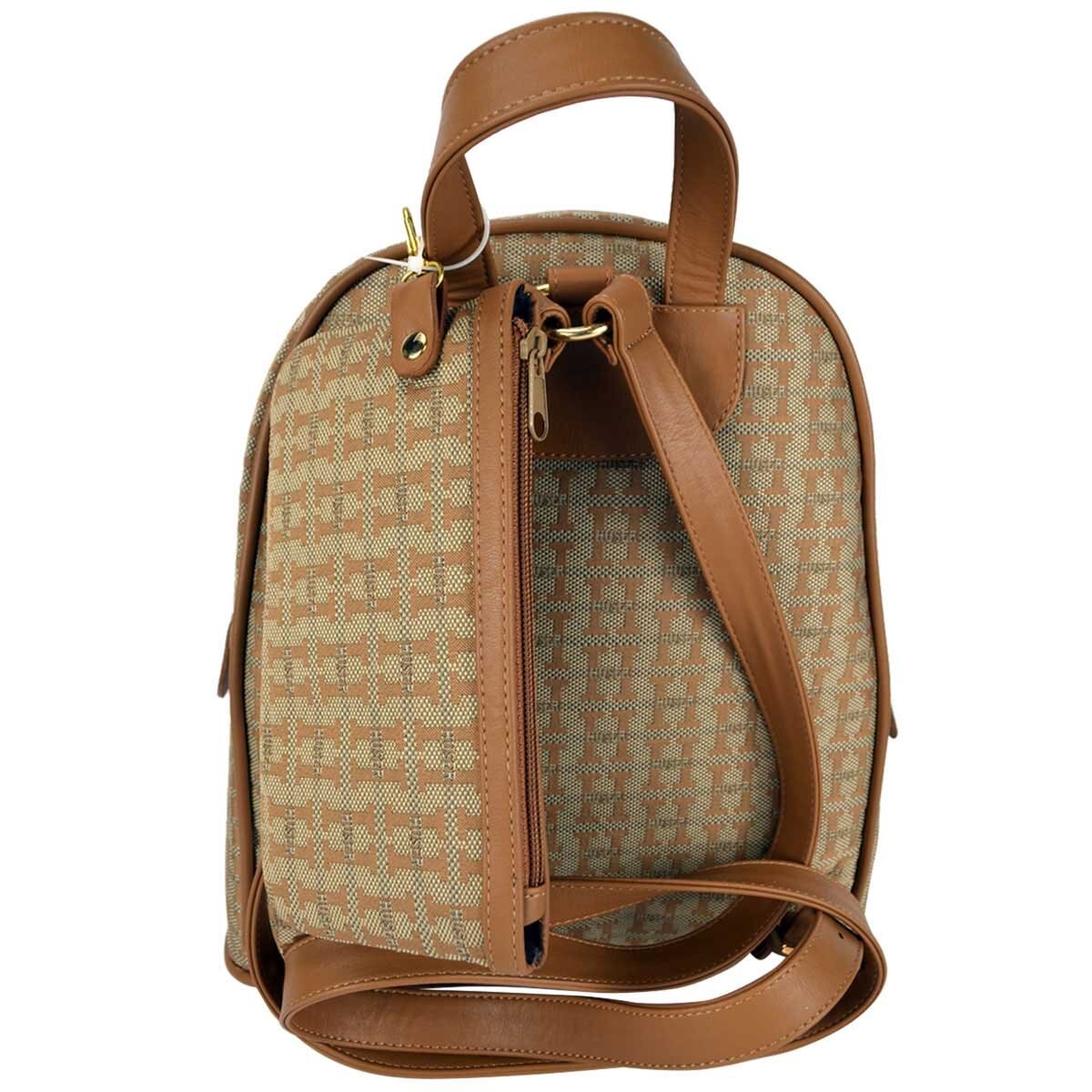 Backpack Camel Monograma con Cosmetiquera Huser