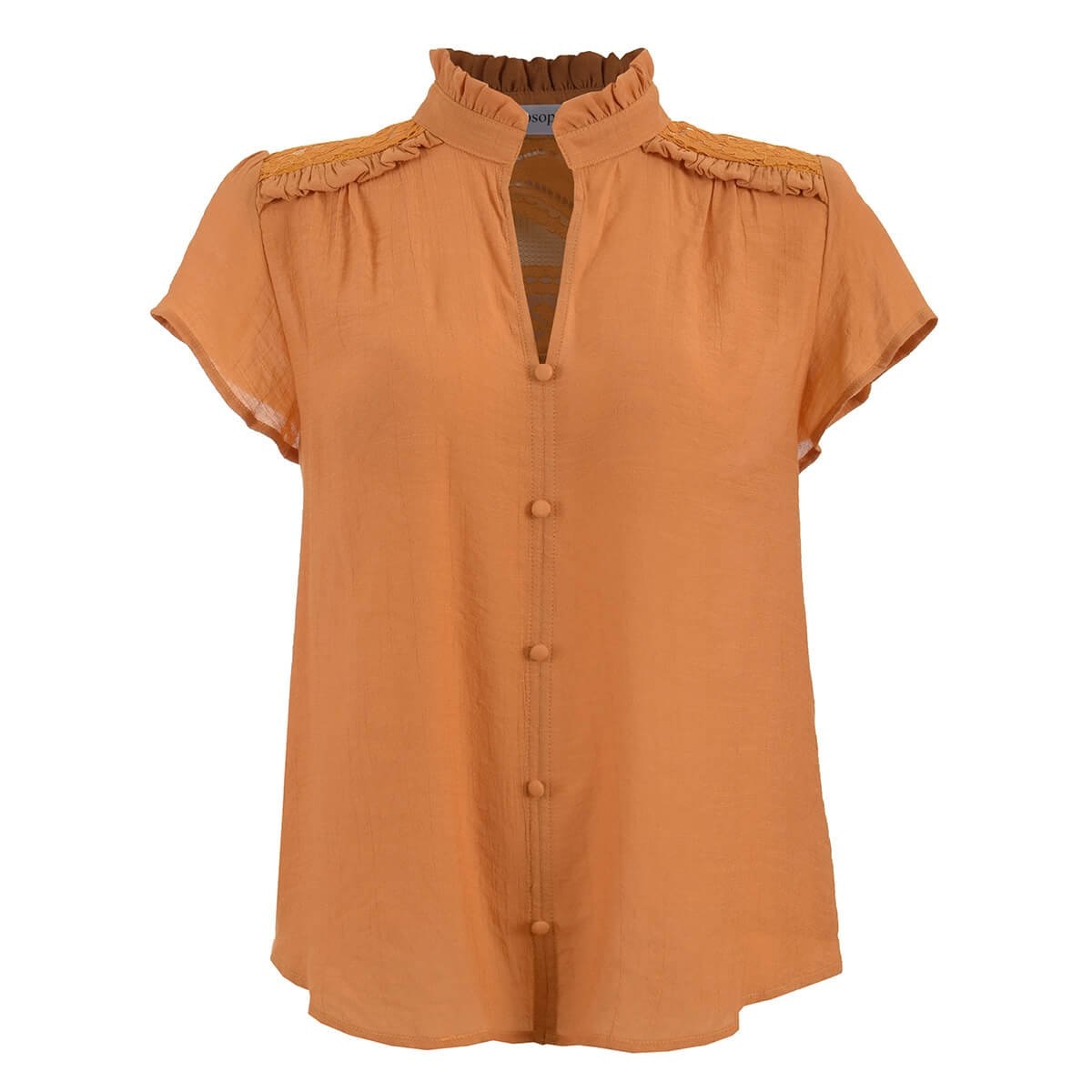 Blusa Cuello Mao Philosophy Jr. para Dama