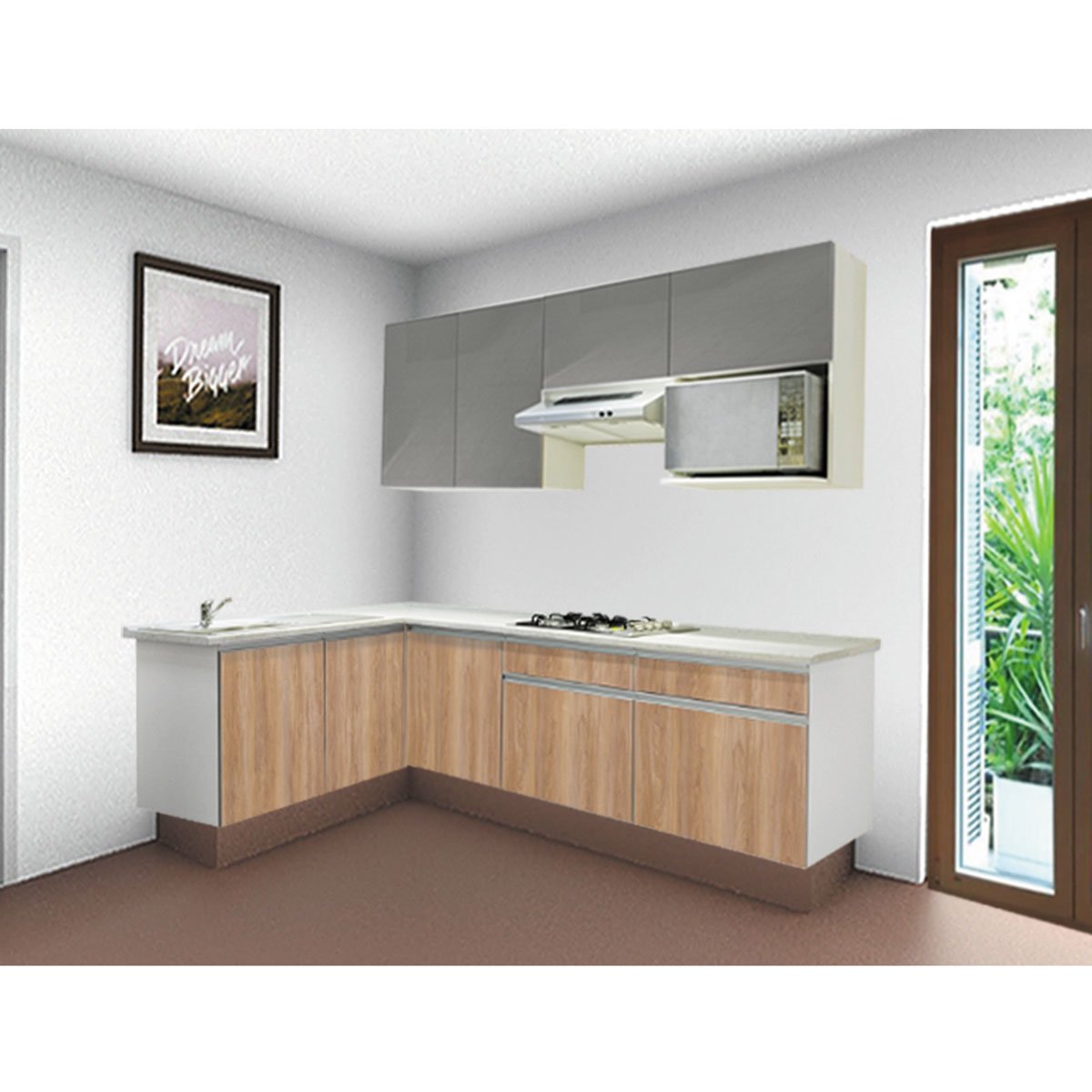 Cocina Bruselas 2.34 X 1.51 Derecha Ferreti