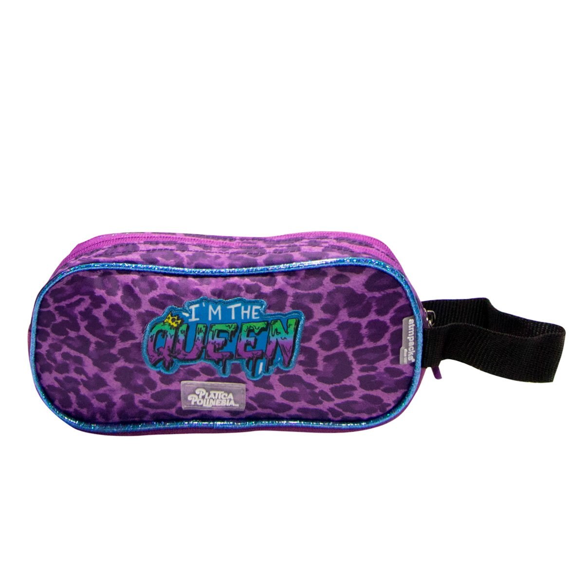 Lapicera Karen Animal Print Morado Polinesios