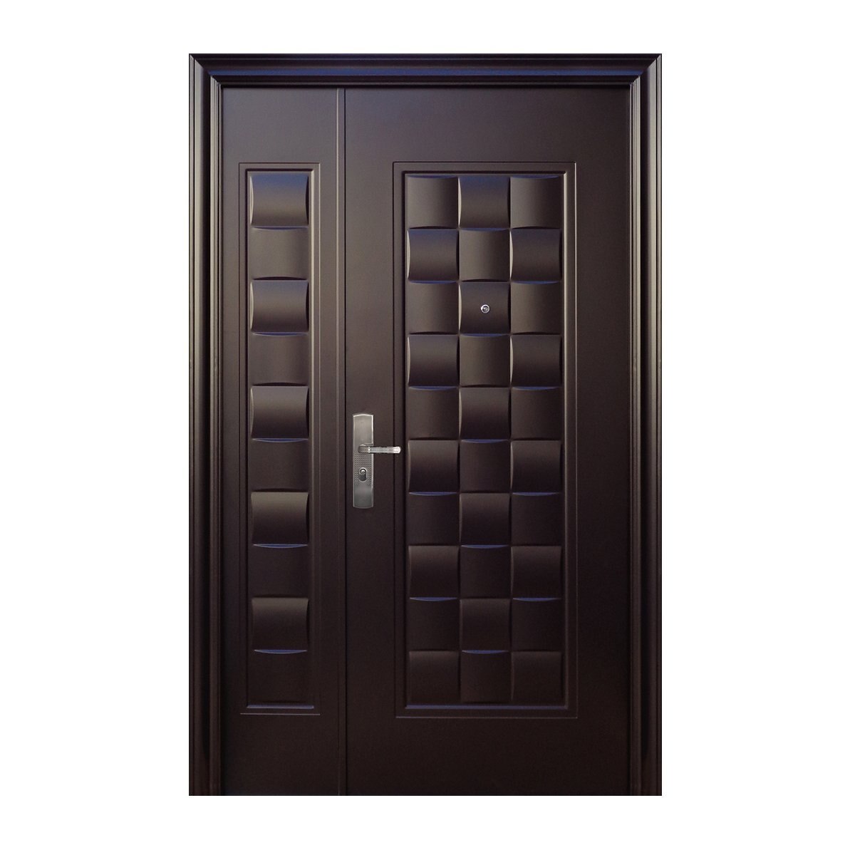 Puerta de Seguridad Luxury 130-200 con Fijo Apertura Derecha Xe Seguridad