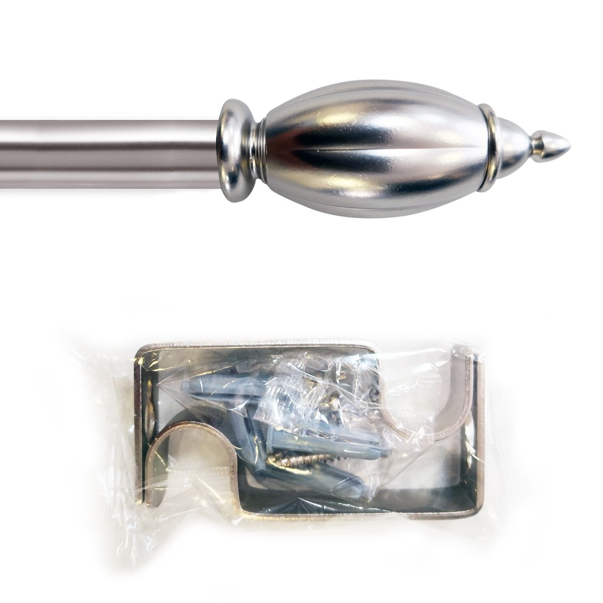 Cortinero Coordinado Egg 1.6 Cm 0.71-1.22 Plata Fua