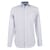 Camisa de Vestir Tradicional Blanca con Líneas Punteadas Carlo Corinto Paris para Hombre